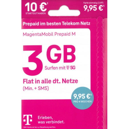 Niemiecka Karta SIM Tmobile DE