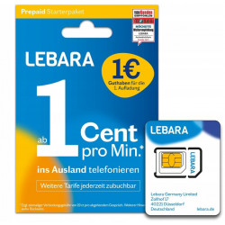 Starter Karta SIM Card Lebara