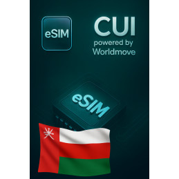 eSIM interneto tarptinklinis ryšys Neribota GB 10 dienų Omanas