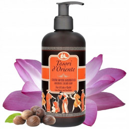 Mydło do rąk Tesori d'Oriente Lotus and Shea Kwiat lotosu 300 ml 350 g