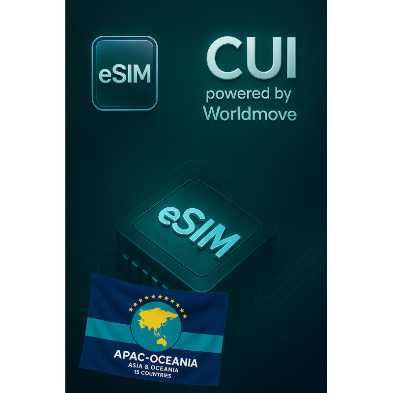 eSIM interneto tarptinklinis ryšys 10 GB 10 dienų Azija eSIM interneto tarptinklinis ryšys 10 GB 10 dienų Azija