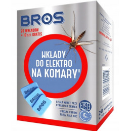 Wkłady do elektro Bros przeciwko komarom 20 szt.