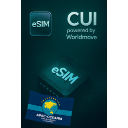 Karta eSIM Internet Roaming 6 GB na 3 dni w Azji