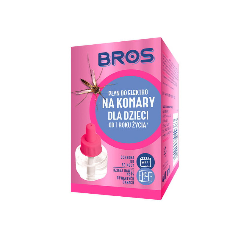 Bros Płyn na komary do Elektro dla dzieci 40 ml