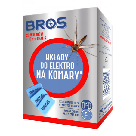 Bros Wkłady do elektro na komary 20 szt.