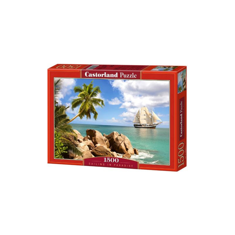 Puzzle 1500 el. Sailing in Paradise Castorland