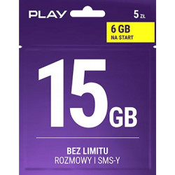 Starter Play 5G – 9900 GB internetu + rozmowy bez limitu
