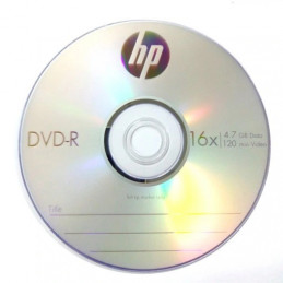 HP DVD + R 16X 4.7GB Wrap 69305