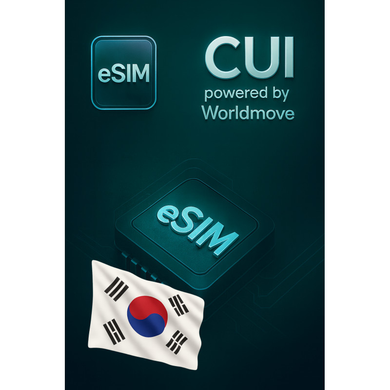 eSIM Интернет роуминг 10 GB за 7 дни в Южна Корея
