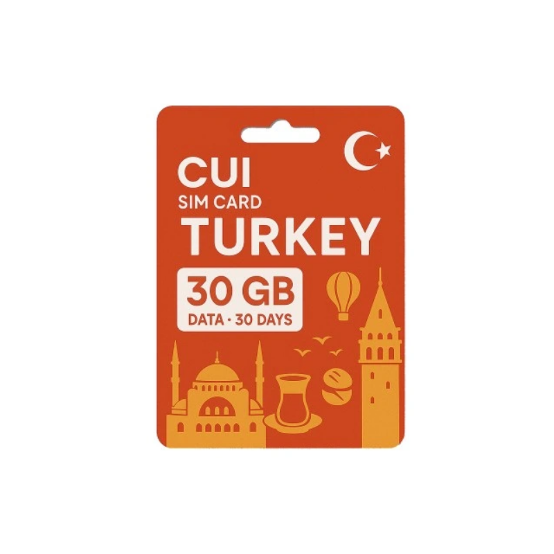 Karta SIM CUI Roaming Turcja 30GB na 30 dni Karta SIM CUI Roaming Turcja 30GB na 30 dni