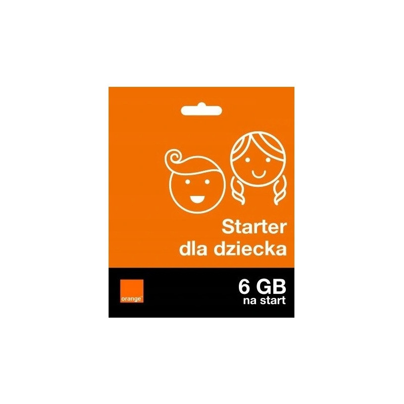 Karta SIM orange 5 PLN - DLA DZEIECKA BLOKADA TREŚCI DLA DOROSŁYCH