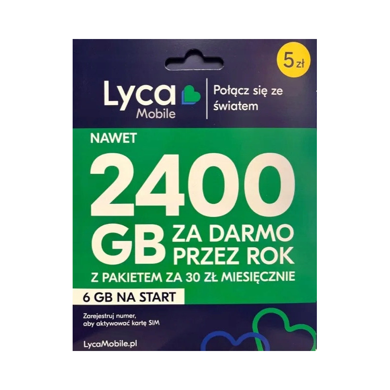 Starter Lycamobile 5PLN Starter Lycamobile 5PLN
