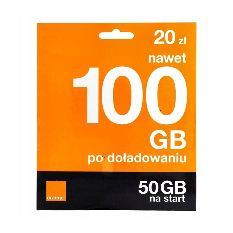 Starter SIM Orange Free 20 zł Starter SIM Orange Free 20 zł