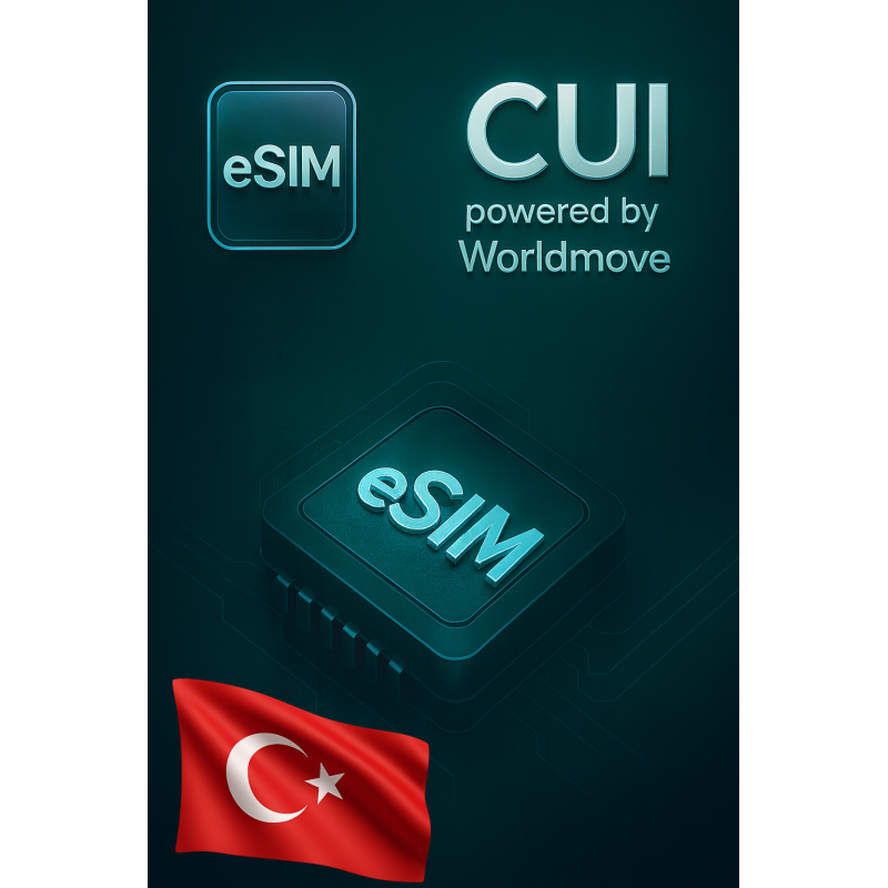 eSIM roaming Turcja: 500 MB na 1 dzień - kopia karty