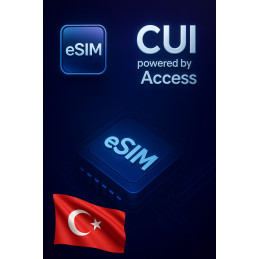 eSIM Dátový roaming 100 MB na 7 dní v Turecko