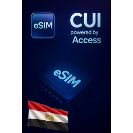 تجوال بيانات eSIM 100 MB لمدة 7 days في Egipt