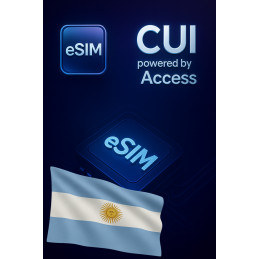 eSIM Datový roaming 1 GB na 1 den v Argentina