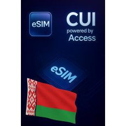 تجوال بيانات eSIM 1 GB لمدة 1 يوم في بيلاروسيا