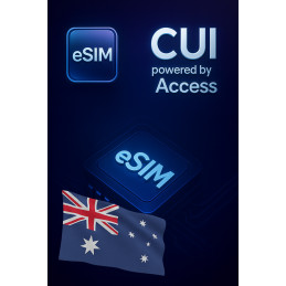 eSIM interneto tarptinklinis ryšys 500 MB 1 dieną Australija