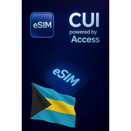 تجوال بيانات eSIM 1 GB لمدة 1 يوم في جزر البهاما