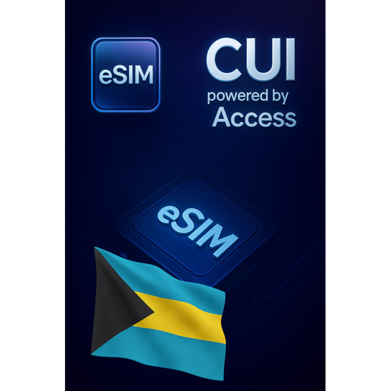تجوال بيانات eSIM 500 MB لمدة 1 يوم في جزر البهاما