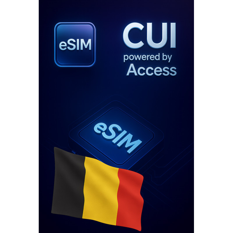 eSIM Internet Roaming 10 GB for 30 days in Belgium