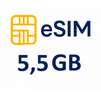 eSIM per Egitto – 5.5 GB dati, attivazione 5 min 