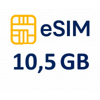 eSIM per Egitto – 10.5 GB dati, attivazione 5 min 
