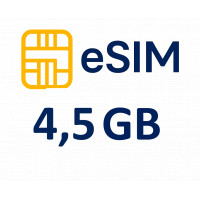 eSIM pour Égypte – 4.5 GB de données, activation 5 min 