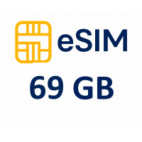 eSIM for Egypt – 69 GB data, activation 5 min 