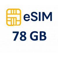 eSIM pour Égypte – 78 GB de données, activation 5 min 